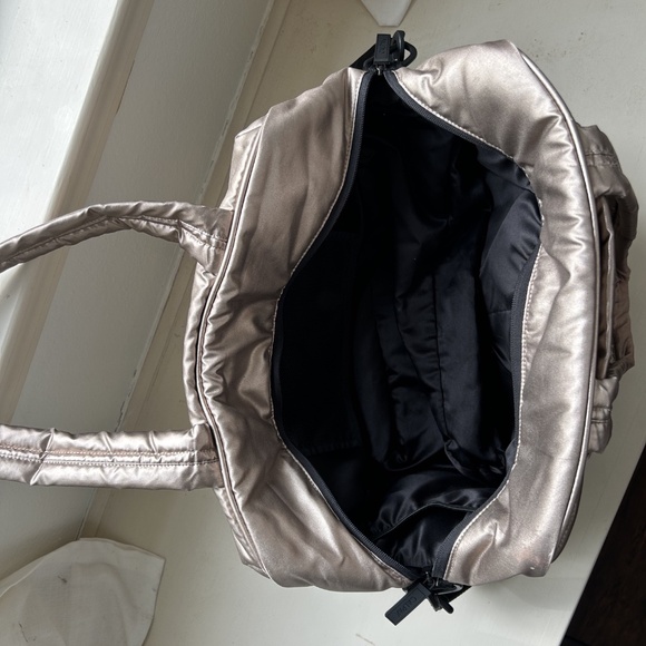 Luka Duffel in Metallic Gold - Picture 3 of 6